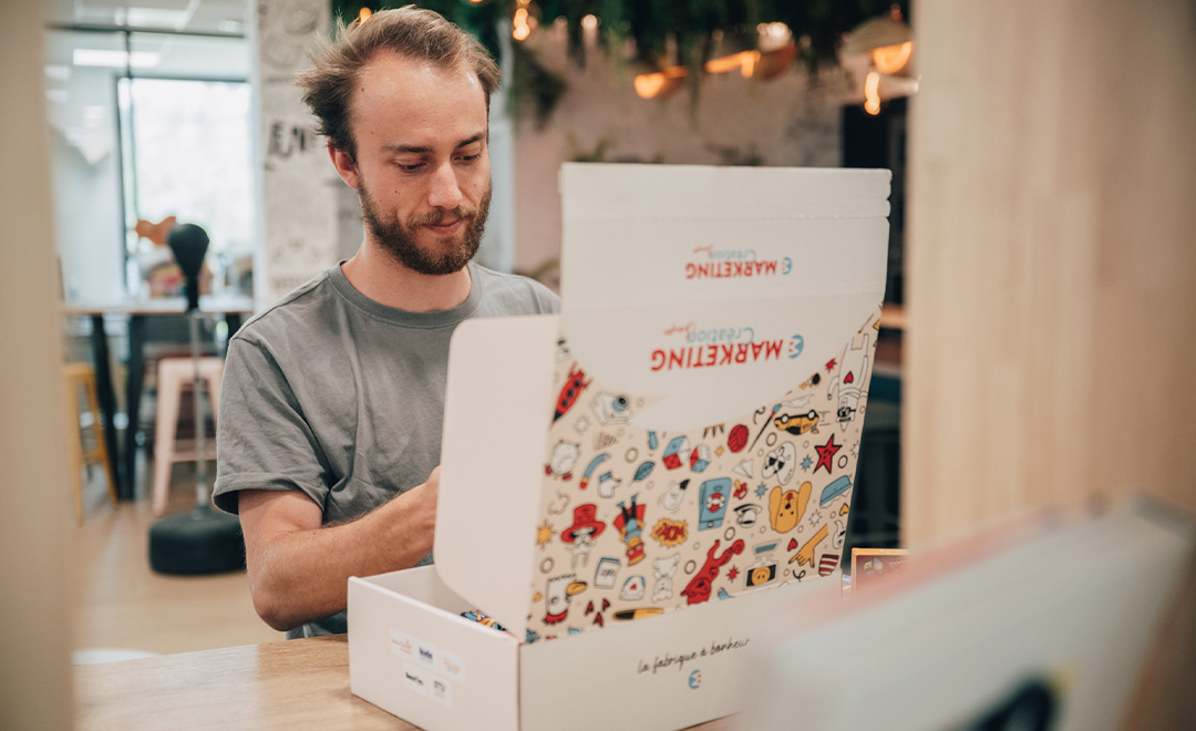 Boutique de goodies, on livre vos destinataires