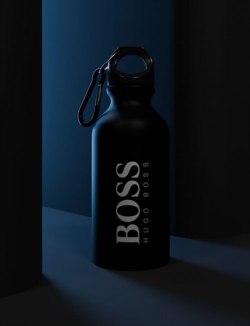 Gourde Hugo Boss en 3D